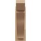 Ekena Millwork 5 1/2-in W x 18-in D x 18-in H Funston Slat Rough Cedar Woodgrain TimberThane Outlooker, Primed Tan OUTUR055X18X18FST24RCPR - alternate 2